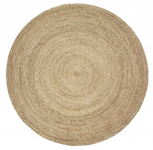 Gray Toned Natural Jute Area Rug