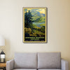 9" x 12" Vintage 1920s Adirondack Mountains Wall Art