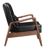 Bully Lounge Chair &amp; Ottoman Black