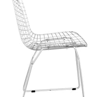 Wire Dining Chair (Set of 2) Chrome