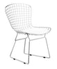 Wire Dining Chair (Set of 2) Chrome