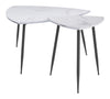 Set of Two White Accent Tables