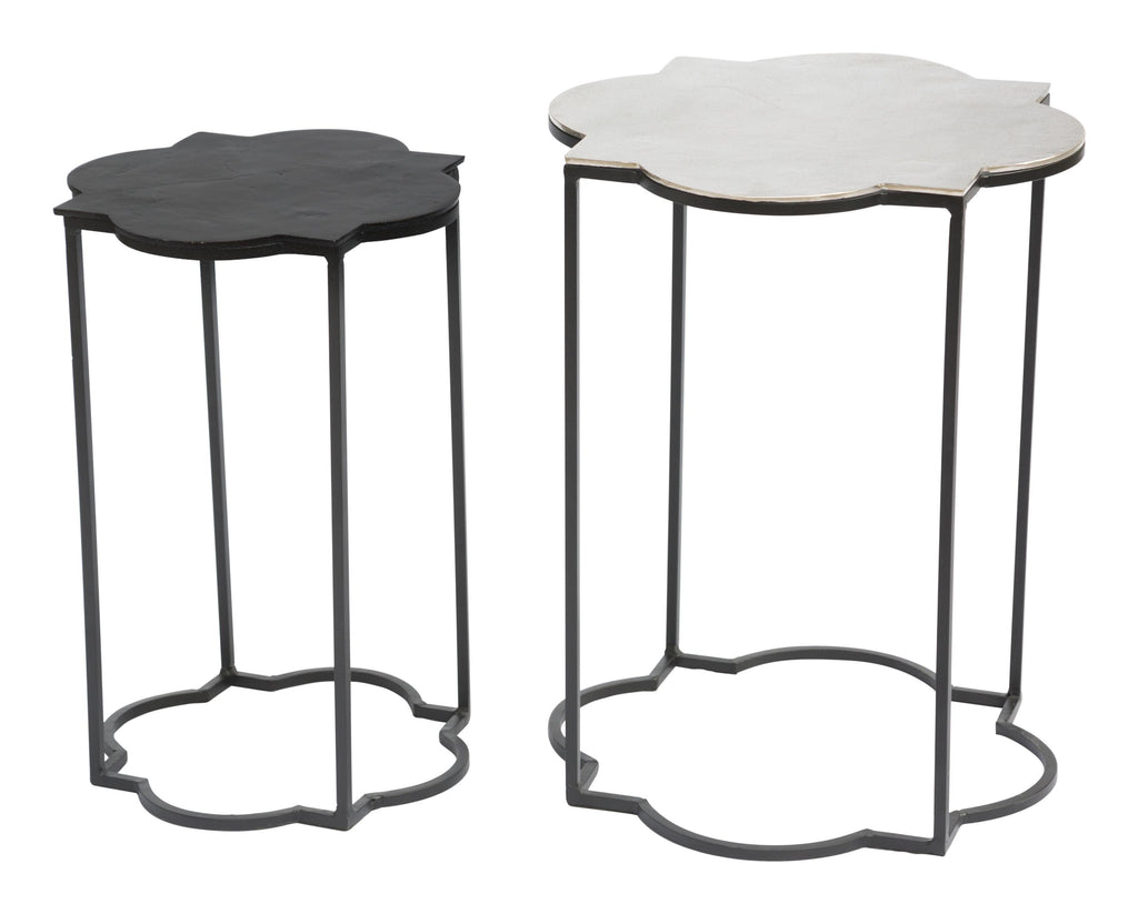 Set of Two Eastern Accent Tables