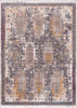 2’ x 4’ Gray Faded Tribal Motifs Area Rug