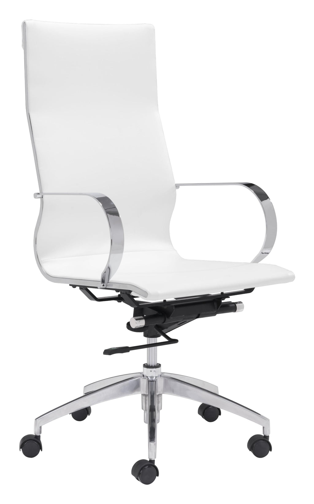 Glider High Back Office Chair White