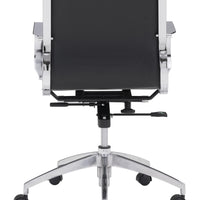 Glider Low Back Office Chair Black