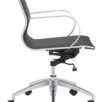 Glider Low Back Office Chair Black