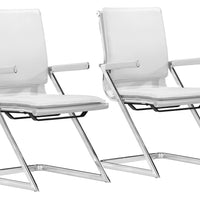 Lider Plus Conference Chair (Set of 2) White