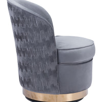 Zelda Accent Chair Gray