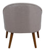 Light Gray Wooden Deep Chair