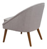 Light Gray Wooden Deep Chair