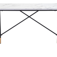 Burst Desk White &amp; Black