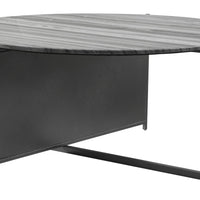 Mcbride Coffee Table Gray &amp; Black