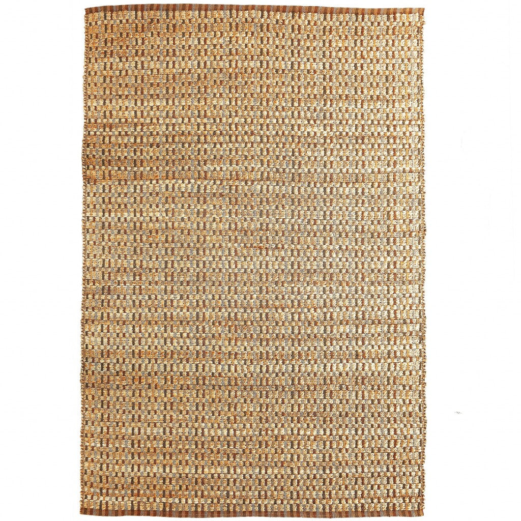 5’ x 8’ Tan Classic Interwoven Area Rug