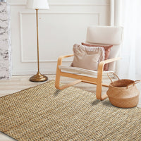 5’ x 8’ Tan Classic Interwoven Area Rug