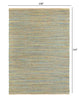 9’ x 12’ Multitoned Braided Jute Area Rug