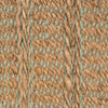 5’ x 8’ Tan and Seafoam Braided Area Rug