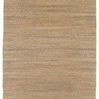 5’ x 8’ Tan and Gray Boho Chic Area Rug