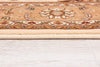 2’ x 4’ Cream and Tan Ornate Border Area Rug