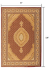 8’ x 11’ Red and Beige Medallion Area Rug