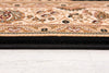 2’ x 4’ Black and Beige Embellished Area Rug