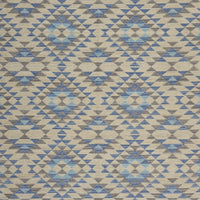 3’ x 5’ Blue Decorative Lattice Area Rug