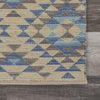 5’ x 7’ Blue Decorative Lattice Area Rug