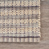 5’ x 8’ Brown and Gray Striped Area Rug