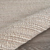 5’ x 8’ Blush Pink Textured Jute Area Rug