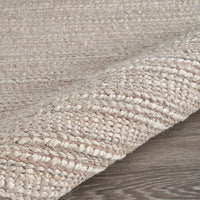 5’ x 8’ Blush Pink Textured Jute Area Rug