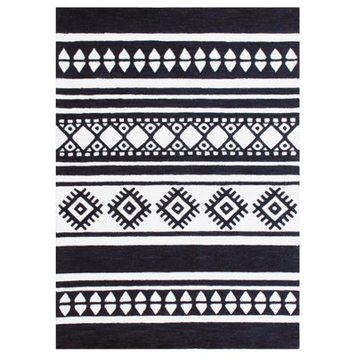 Bold Geometric Southwestern Tufted Wool Area Rug