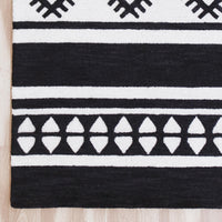 Bold Geometric Southwestern Tufted Wool Area Rug