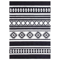 Bold Geometric Southwestern Tufted Wool Area Rug