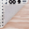 Boho-Chic Geometric Tufted Wool Area Rug