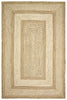 4’ x 6’ Tan Geometric Bordered Area Rug