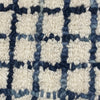 8’ x 10’ Navy and Ivory Grids Area Rug