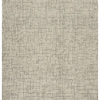 8’ x 10’ Tan and Ivory Grid Area Rug