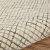 8’ x 10’ Tan and Ivory Grid Area Rug