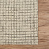 9’ x 12’ Tan and Ivory Grid Area Rug