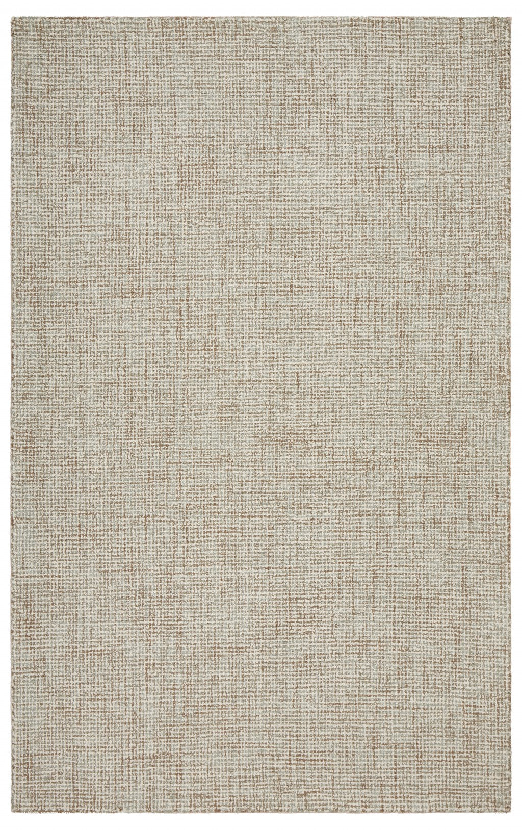 8’ x 10’ Taupe and Tan Minimal Area Rug