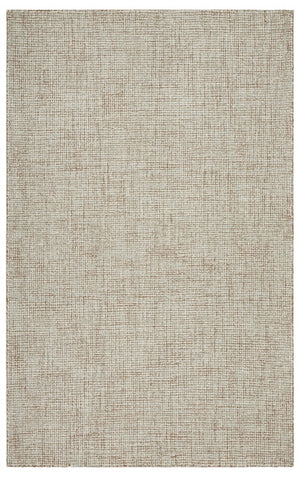 8’ x 10’ Taupe and Tan Minimal Area Rug