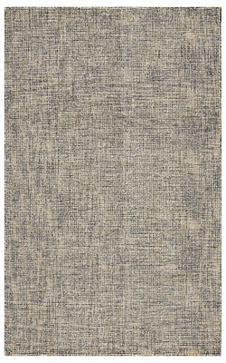 8’ x 10’ Charcoal Interwoven Maze Area Rug