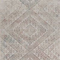 5’ x 7’ Gray Boho Chic Distressed Area Rug