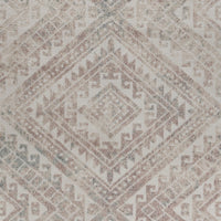 8’ x 9’ Gray Boho Chic Distressed Area Rug