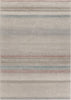 5’ x 7’ Beige Abstract Striped Area Rug