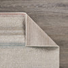 5’ x 7’ Beige Abstract Striped Area Rug