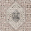 8’ x 10’ Gray and Soft Pink Traditional Area Rug