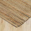 5’ x 8’ Tan and Gray Intricately Handwoven Area Rug