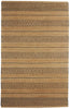 5’ x 8’ Tan and Gray Bohemian Striped Area Rug