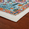 8’ x 9’ White Decorative Medallion Area Rug